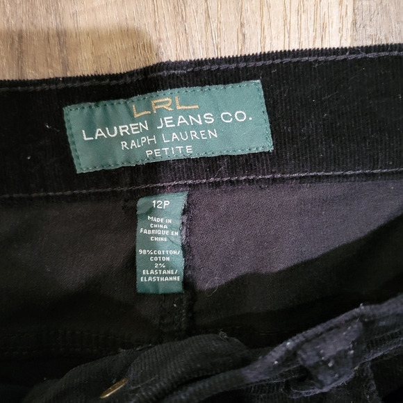 Ralf Lauren Black Corduroy Pants - Picture 8 of 9